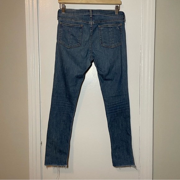Rag & Bone Ankle Skinny Jean In Lucky Rouge Size 28 - Picture 7 of 8